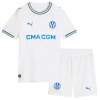 Fotbalový Komplet Olympique de Marseille Aubameyang 17 Dětské Domácí 2026-27 Krátký Rukáv (+ trenýrky)