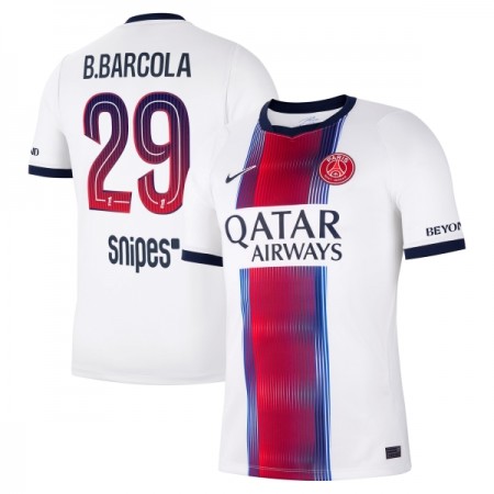 Fotbalové dres Paris Saint-Germain Bradley Barcola 29 Venkovní 2026-27 Krátký Rukáv Fotbalové dres Paris Saint-Germain Bradley Barcola 29 Venkovní 2026-27 Krátký Rukáv