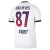 Fotbalové dres Paris Saint-Germain Joao Neves 87 Venkovní 2026-27 Krátký Rukáv