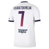 Fotbalové dres Paris Saint-Germain Kvaratskhelia 7 Venkovní 2026-27 Krátký Rukáv