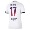 Fotbalové dres Paris Saint-Germain Vitinha 17 Venkovní 2026-27 Krátký Rukáv