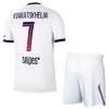 Fotbalový Komplet Paris Saint-Germain Kvaratskhelia 7 Dětské Venkovní 2026-27 Krátký Rukáv (+ trenýrky) Fotbalový Komplet Paris Saint-Germain Kvaratskhelia 7 Dětské Venkovní 2026-27 Krátký Rukáv (+ trenýrky)