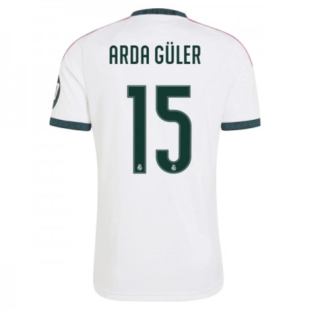Fotbalové dres Real Madrid Arda Guler 15 Domácí 2026-27 Krátký Rukáv Fotbalové dres Real Madrid Arda Guler 15 Domácí 2026-27 Krátký Rukáv