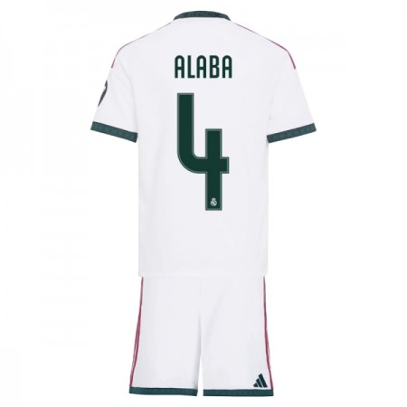 Fotbalový Komplet Real Madrid Alaba 4 Dětské Domácí 2026-27 Krátký Rukáv (+ trenýrky) Fotbalový Komplet Real Madrid Alaba 4 Dětské Domácí 2026-27 Krátký Rukáv (+ trenýrky)