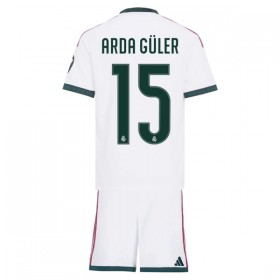 Fotbalový Komplet Real Madrid Arda Guler 15 Dětské Domácí 2026-27 Krátký Rukáv (+ trenýrky)