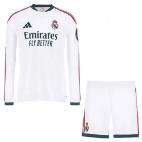 Fotbalový Komplet Real Madrid Dětské Domácí 2026-27 Dlouhý Rukáv (+ trenýrky)