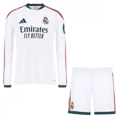 Fotbalový Komplet Real Madrid Dětské Domácí 2026-27 Dlouhý Rukáv (+ trenýrky) Fotbalový Komplet Real Madrid Dětské Domácí 2026-27 Dlouhý Rukáv (+ trenýrky)