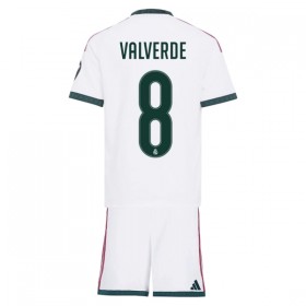 Fotbalový Komplet Real Madrid Valverde 8 Dětské Domácí 2026-27 Krátký Rukáv (+ trenýrky)