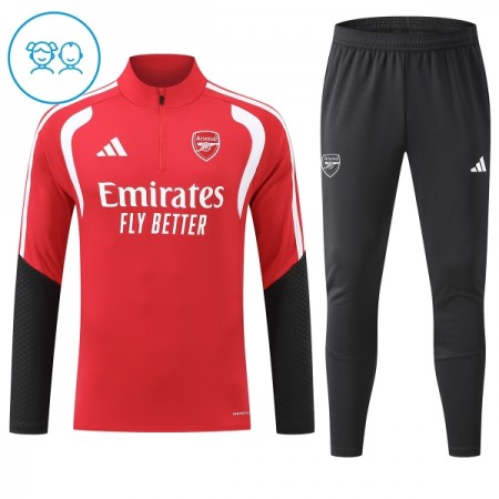 Arsenal Dětské Tréninkový Mikina Čtvrt Zip 2026-27 Červená Arsenal Dětské Tréninkový Mikina Čtvrt Zip 2026-27 Červená