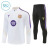 Barcelona Dětské Tréninkový Mikina Čtvrt Zip 2026-27 Bílá Barcelona Dětské Tréninkový Mikina Čtvrt Zip 2026-27 Bílá