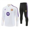 Barcelona Tréninkový Mikina Čtvrt Zip 2026-27 Bílá Barcelona Tréninkový Mikina Čtvrt Zip 2026-27 Bílá