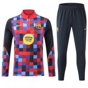 Barcelona Tréninkový Mikina Čtvrt Zip 2026-27 Červená