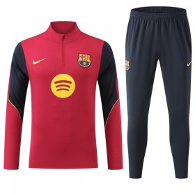 FC Barcelona Tréninkový Mikina Čtvrt Zip 2026-27 Červená