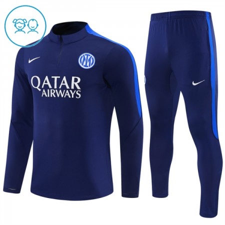 Inter Milán Dětské Tréninkový Mikina Čtvrt Zip 2026-27 Modrá Inter Milán Dětské Tréninkový Mikina Čtvrt Zip 2026-27 Modrá