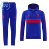 Manchester United Hoodie Dětské Tréninkový Mikina 2026-27 Modrá Manchester United Hoodie Dětské Tréninkový Mikina 2026-27 Modrá