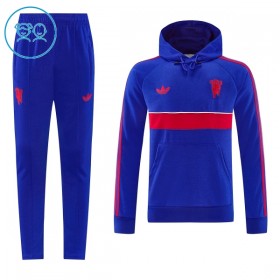 Manchester United Hoodie Dětské Tréninkový Mikina 2026-27 Modrá