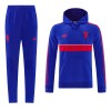 Manchester United Hoodie Tréninkový Mikina 2026-27 Modrá