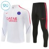 Paris Saint-Germain Dětské Tréninkový Mikina Čtvrt Zip 2026-27 Bílá Paris Saint-Germain Dětské Tréninkový Mikina Čtvrt Zip 2026-27 Bílá