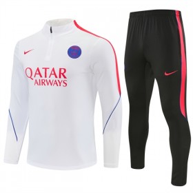 Paris Saint-Germain Tréninkový Mikina Čtvrt Zip 2026-27 Bílá