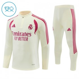 Real Madrid Dětské Tréninkový Mikina Čtvrt Zip 2026-27 Bílá