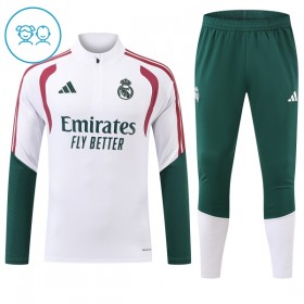 Real Madrid Dětské Tréninkový Mikina Čtvrt Zip 2026-27 Bílá