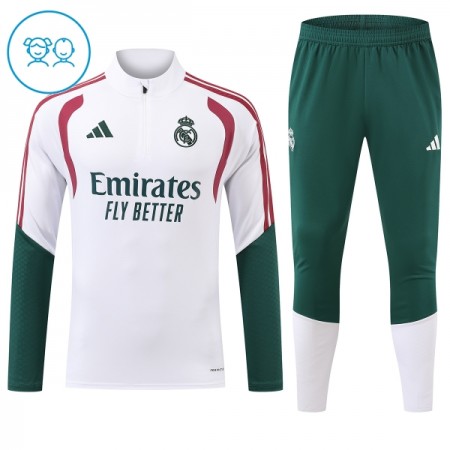 Real Madrid Dětské Tréninkový Mikina Čtvrt Zip 2026-27 Bílá Real Madrid Dětské Tréninkový Mikina Čtvrt Zip 2026-27 Bílá