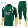 Real Madrid Dětské Tréninkový Mikina Čtvrt Zip 2026-27 Zelená Real Madrid Dětské Tréninkový Mikina Čtvrt Zip 2026-27 Zelená