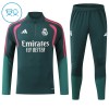 Real Madrid Dětské Tréninkový Mikina Čtvrt Zip 2026-27 Zelená Real Madrid Dětské Tréninkový Mikina Čtvrt Zip 2026-27 Zelená