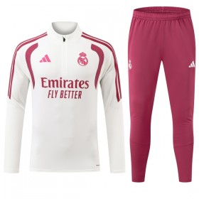 Real Madrid Tréninkový Mikina Čtvrt Zip 2026-27 Bílá