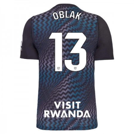 Fotbalové dres Atlético Madrid Oblak 13 Brankářské 2026-27 Černá Krátký Rukáv Fotbalové dres Atlético Madrid Oblak 13 Brankářské 2026-27 Černá Krátký Rukáv