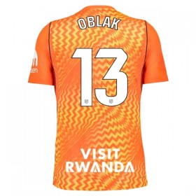 Fotbalové dres Atlético Madrid Oblak 13 Brankářské 2026-27 Oranžový Krátký Rukáv
