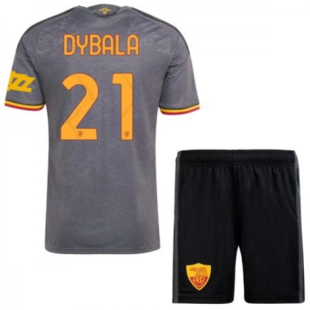 Fotbalový Komplet AS Řím Dybala 21 Dětské Alternativní 2026-27 Krátký Rukáv (+ trenýrky) Fotbalový Komplet AS Řím Dybala 21 Dětské Alternativní 2026-27 Krátký Rukáv (+ trenýrky)