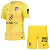 Fotbalový Komplet Atlético Madrid Brankářské Dětské 2026-27 Žlutá Krátký Rukáv (+ trenýrky)