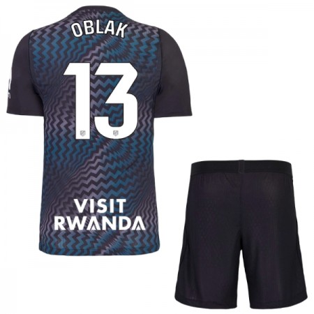 Fotbalový Komplet Atlético Madrid Oblak 13 Brankářské Dětské 2026-27 Černá Krátký Rukáv (+ trenýrky) Fotbalový Komplet Atlético Madrid Oblak 13 Brankářské Dětské 2026-27 Černá Krátký Rukáv (+ trenýrky)