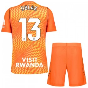 Fotbalový Komplet Atlético Madrid Oblak 13 Brankářské Dětské 2026-27 Oranžový Krátký Rukáv (+ trenýrky)