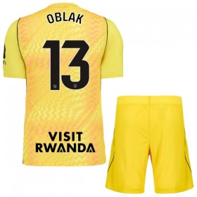 Fotbalový Komplet Atlético Madrid Oblak 13 Brankářské Dětské 2026-27 Žlutá Krátký Rukáv (+ trenýrky)