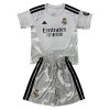 Fotbalový Komplet Real Madrid Brankářské Dětské 2026-27 Šedá Krátký Rukáv (+ trenýrky)
