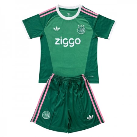 Fotbalový Komplet Ajax Amsterdam Brankářské Dětské 2026-27 Zelená Krátký Rukáv (+ trenýrky) Fotbalový Komplet Ajax Amsterdam Brankářské Dětské 2026-27 Zelená Krátký Rukáv (+ trenýrky)