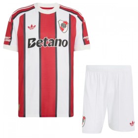 Fotbalový Komplet CA River Plate Dětské Venkovní 2026-27 Krátký Rukáv (+ trenýrky)