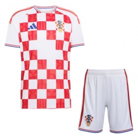 Fotbalový Komplet Chorvatsko Dětské Domácí 2026-27 Krátký Rukáv (+ trenýrky)
