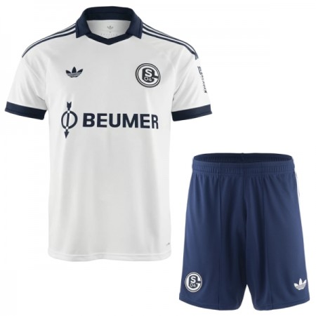 Fotbalový Komplet Schalke 04 Dětské Venkovní 2026-27 Krátký Rukáv (+ trenýrky)