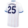 Fotbalové dres Chelsea Caicedo 25 Alternativní 2026-27 Krátký Rukáv