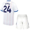 Fotbalový Komplet Chelsea James 24 Dětské Alternativní 2026-27 Krátký Rukáv (+ trenýrky) Fotbalový Komplet Chelsea James 24 Dětské Alternativní 2026-27 Krátký Rukáv (+ trenýrky)