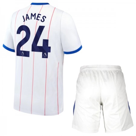 Fotbalový Komplet Chelsea James 24 Dětské Alternativní 2026-27 Krátký Rukáv (+ trenýrky) Fotbalový Komplet Chelsea James 24 Dětské Alternativní 2026-27 Krátký Rukáv (+ trenýrky)