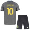 Fotbalový Komplet Inter Milán Lautaro 10 Dětské Alternativní 2026-27 Krátký Rukáv (+ trenýrky)