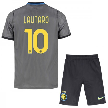 Fotbalový Komplet Inter Milán Lautaro 10 Dětské Alternativní 2026-27 Krátký Rukáv (+ trenýrky)