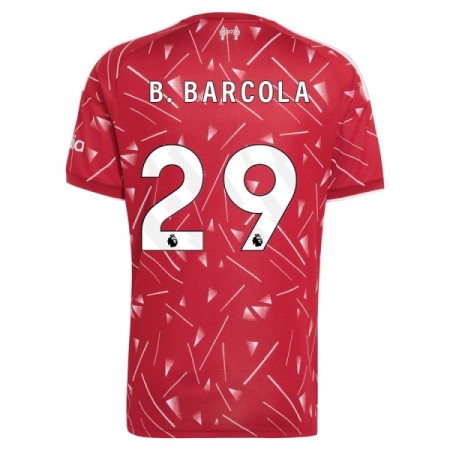Fotbalové dres Liverpool B. Barcola 29 Domácí 2026-27 Krátký Rukáv Fotbalové dres Liverpool B. Barcola 29 Domácí 2026-27 Krátký Rukáv