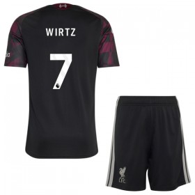 Fotbalový Komplet Liverpool Wirtz 7 Dětské Alternativní 2026-27 Krátký Rukáv (+ trenýrky)
