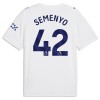 Fotbalové dres Manchester City Semenyo 42 Alternativní 2026-27 Krátký Rukáv Fotbalové dres Manchester City Semenyo 42 Alternativní 2026-27 Krátký Rukáv