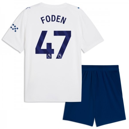 Fotbalový Komplet Manchester City Foden 47 Dětské Alternativní 2026-27 Krátký Rukáv (+ trenýrky) Fotbalový Komplet Manchester City Foden 47 Dětské Alternativní 2026-27 Krátký Rukáv (+ trenýrky)